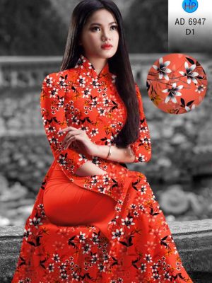 Vải áo dài hoa đều kiểu mới AD 6947 26 vai ao dai hoa deu gia tot 108874