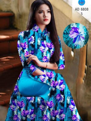 Vải áo dài hoa đều thiết kế 2020 AD 6808 27 vai ao dai hoa deu gia tot 1920279