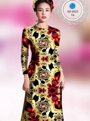 Vải áo dài hoa đều thiết kế 2020 AD 6925 28 vai ao dai hoa deu mau moi 1950148