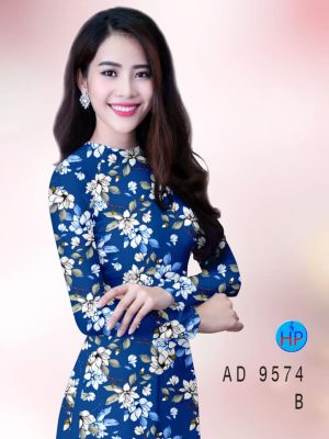 Vải áo dài hoa đều thiết kế 2020 AD 9574 36 vai ao dai hoa deu nam nay 417299