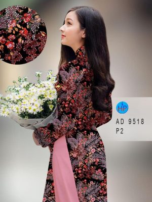 Vải áo dài hoa đều thiết kế 2020 AD 9518 26 vai ao dai hoa deu nam nay 51887