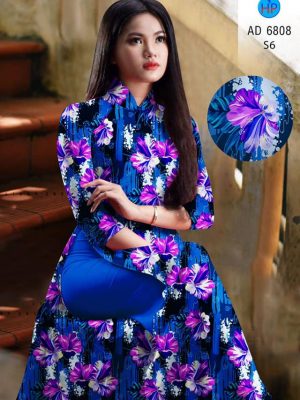 Vải áo dài hoa đều thiết kế 2020 AD 6808 34 vai ao dai hoa deu rat dep 420297