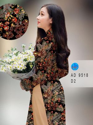 Vải áo dài hoa đều thiết kế 2020 AD 9518 37 vai ao dai hoa deu rat dep 91815