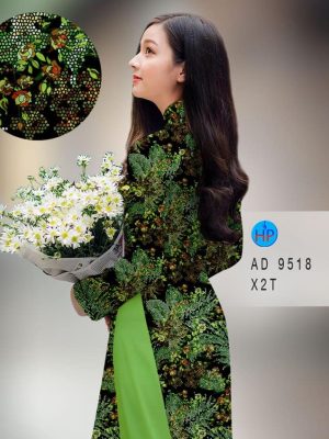 Vải áo dài hoa đều thiết kế 2020 AD 9518 23 vai ao dai hoa deu thanh lich 1218121