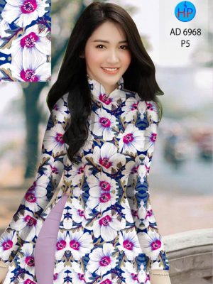 vai ao dai hoa deu ton dang ngoc gia re duoc tim nhieu 522127