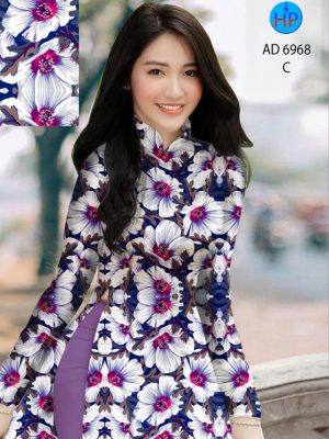 vai ao dai hoa deu ton dang ngoc gia re phong cach 1522101