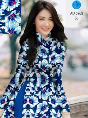 vai ao dai hoa deu ton dang ngoc gia re rat dep 12298