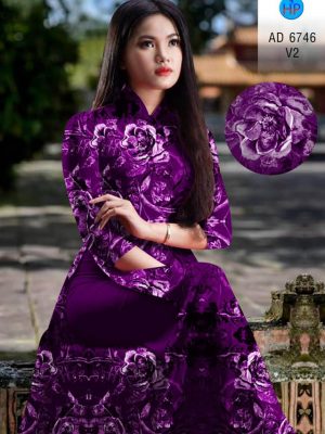 Vải áo dài hoa đều thiết kế 2020 AD 6746 32 vai ao dai hoa deu ua thich 1228250