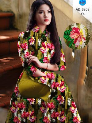 Vải áo dài hoa đều thiết kế 2020 AD 6808 30 vai ao dai hoa deu ua thich 1920169