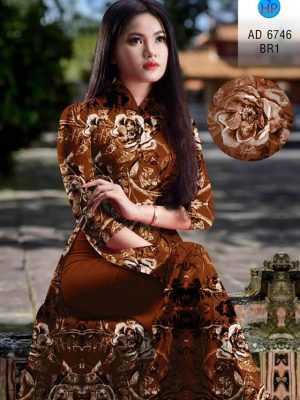 Vải áo dài hoa đều thiết kế 2020 AD 6746 23 vai ao dai hoa deu vua ra 428243
