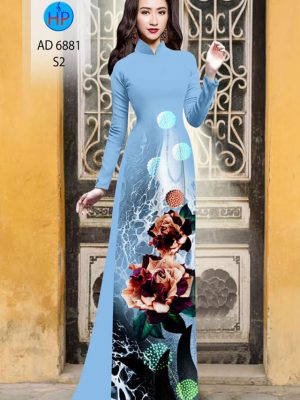 vai ao dai hoa hong dang ngoc gia re shop ao dai my my doc dao 999290