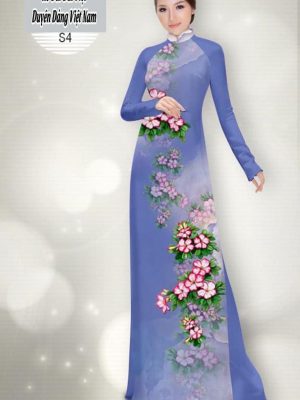 vai ao dai hoa hong duoc chon nhieu 75293