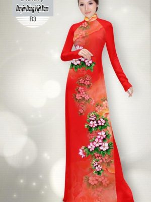 vai ao dai hoa hong thuot tha 95235