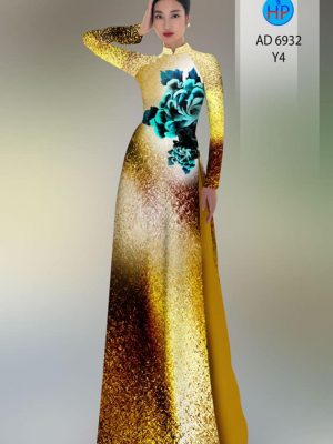 Vải áo dài hoa in 3D mới ra AD 6932 31 vai ao dai hoa in 3d cuc hot 174173