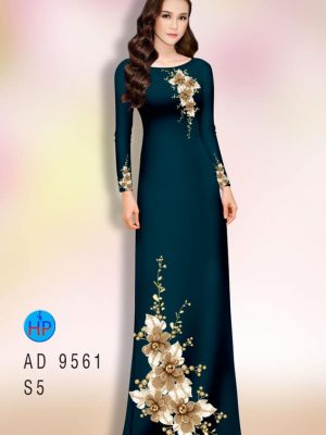Vải áo dài hoa in 3D thiết kế 2020 AD 9561 32 vai ao dai hoa in 3d da dang 103546