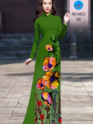 vai ao dai hoa in 3d dang hot 31688