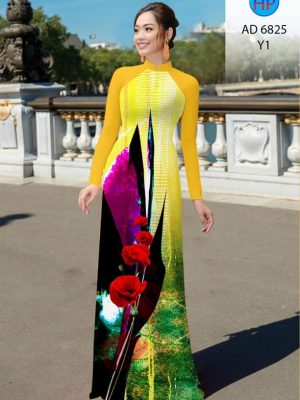 vai ao dai hoa in 3d dang ngoc shop my my rat dep 175415