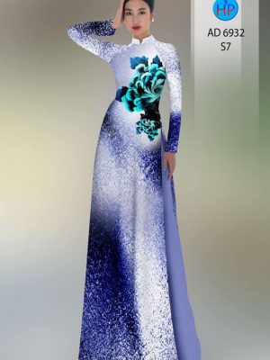 Vải áo dài hoa in 3D mới ra AD 6932 28 vai ao dai hoa in 3d dep 1041285