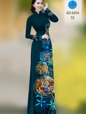 Vải áo dài hoa in 3D mới ra AD 6954 31 vai ao dai hoa in 3d dep 171138