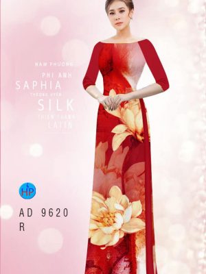 Vải áo dài hoa in 3D thiết kế 2020 AD 9620 23 vai ao dai hoa in 3d gia re my my shop ton dang ngoc ua chuong 1336197