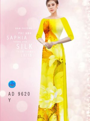 Vải áo dài hoa in 3D thiết kế 2020 AD 9620 32 vai ao dai hoa in 3d gia re my my shop ton dang ngoc vua ra 836165