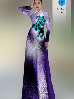 Vải áo dài hoa in 3D mới ra AD 6932 29 vai ao dai hoa in 3d gia tot 04116