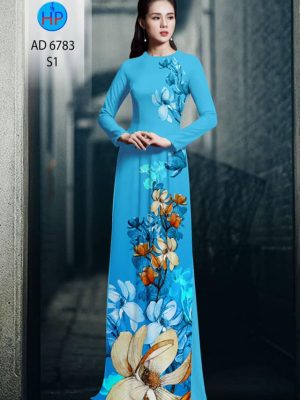 Vải áo dài hoa in 3D mới ra AD 6783 33 vai ao dai hoa in 3d gia tot 1359200