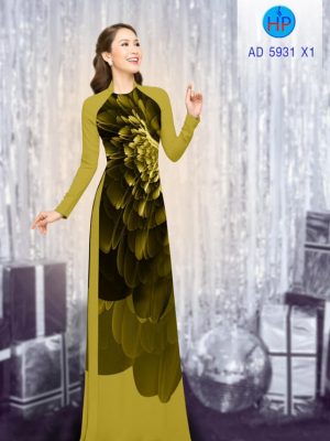 Vải áo dài hoa 3D kiểu mới AD 5931 36 vai ao dai hoa in 3d gia tot 155132