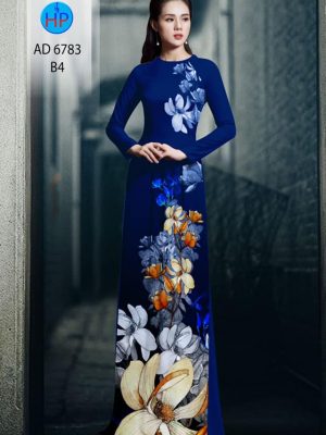 Vải áo dài hoa in 3D mới ra AD 6783 37 vai ao dai hoa in 3d gia tot 559221