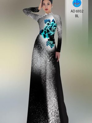Vải áo dài hoa in 3D mới ra AD 6932 26 vai ao dai hoa in 3d long lanh 241270