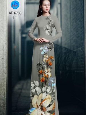 Vải áo dài hoa in 3D mới ra AD 6783 21 vai ao dai hoa in 3d nam nay 205920