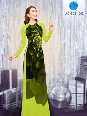 Vải áo dài hoa 3D kiểu mới AD 5931 34 vai ao dai hoa in 3d rat dep 1355120