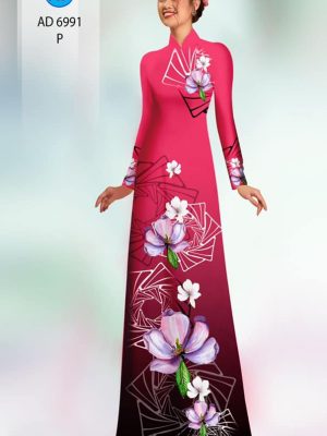 vai ao dai hoa in 3d rat duyen rat dep 1529187