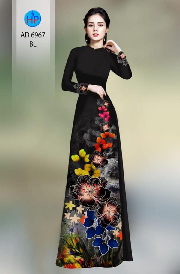 vai ao dai hoa in 3d shop my my gia re cuc hot 1049102