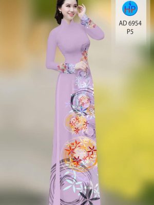 Vải áo dài hoa in 3D mới ra AD 6954 21 vai ao dai hoa in 3d thanh lich 51136