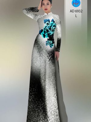 Vải áo dài hoa in 3D mới ra AD 6932 30 vai ao dai hoa in 3d thuot tha 114173