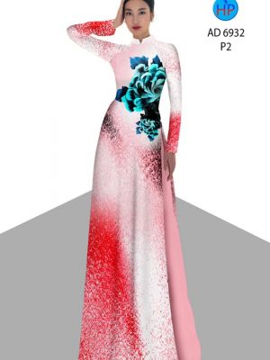 Vải áo dài hoa in 3D mới ra AD 6932 22 vai ao dai hoa in 3d thuot tha 141287