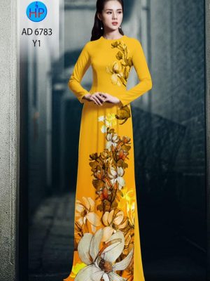 Vải áo dài hoa in 3D mới ra AD 6783 23 vai ao dai hoa in 3d thuot tha 6590