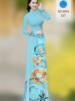 Vải áo dài hoa in 3D mới ra AD 6954 30 vai ao dai hoa in 3d ua chuong 121186