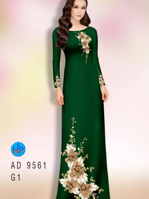 Vải áo dài hoa in 3D thiết kế 2020 AD 9561 27 vai ao dai hoa in 3d ua thich 133543
