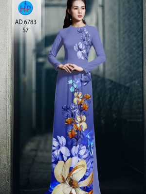 Vải áo dài hoa in 3D mới ra AD 6783 22 vai ao dai hoa in 3d vua ra 1359154