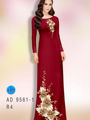 Vải áo dài hoa in 3D thiết kế 2020 AD 9561 34 vai ao dai hoa in 3d vua ra 1535128