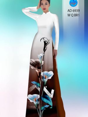 Vải áo dài hoa ly kiểu mới AD 6939 38 vai ao dai hoa ly dep 1275173