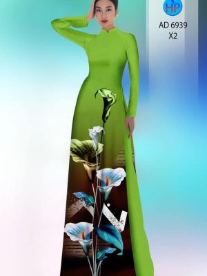 Vải áo dài hoa ly kiểu mới AD 6939 33 vai ao dai hoa ly vua ra 197599