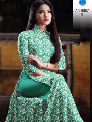 Vải áo dài hoa nhí thiết kế 2020 AD 6857 31 vai ao dai hoa nhi chat luong 1492296
