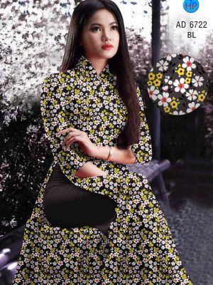 Vải áo dài hoa nhí mới ra AD 6722 32 vai ao dai hoa nhi doc dao 811165