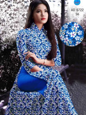 Vải áo dài hoa nhí mới ra AD 6722 36 vai ao dai hoa nhi duoc chon nhieu 01139