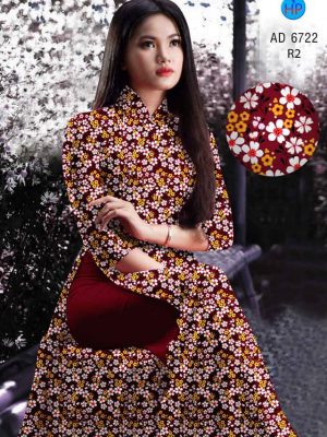 Vải áo dài hoa nhí mới ra AD 6722 21 vai ao dai hoa nhi duoc chon nhieu 41156