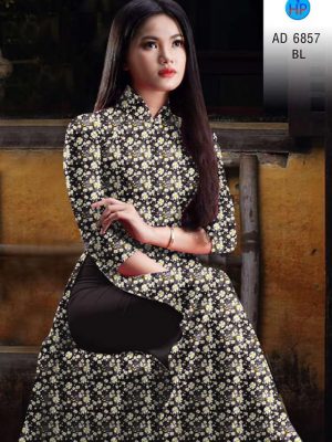 Vải áo dài hoa nhí thiết kế 2020 AD 6857 28 vai ao dai hoa nhi long lanh 109265