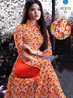 Vải áo dài hoa nhí mới ra AD 6722 29 vai ao dai hoa nhi ua chuong 1111273